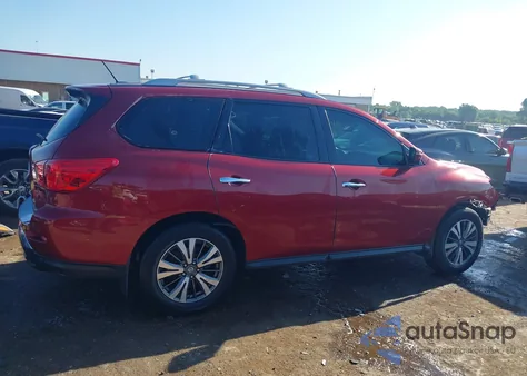 2017 Nissan Pathfinder Sl из США, поврежденный, VIN 5N1DR2MN2HC905094